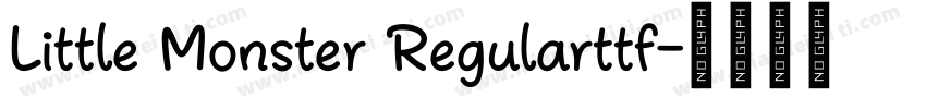 Little Monster Regularttf字体转换